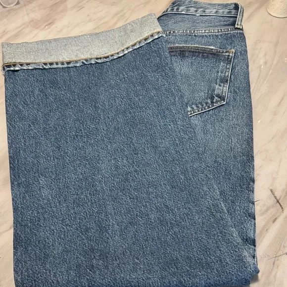 Agolde Denim Wide-Leg Jeans - Picture 5 of 13